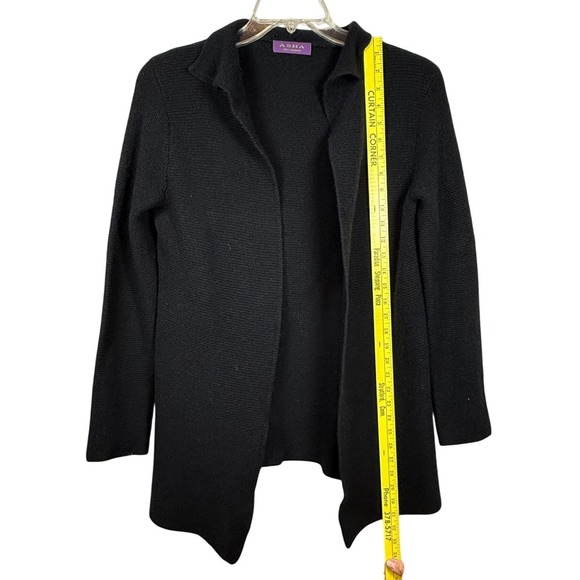 ASHA 100% Cashmere Cardigan, Black, Soze - Picture 4 of 7